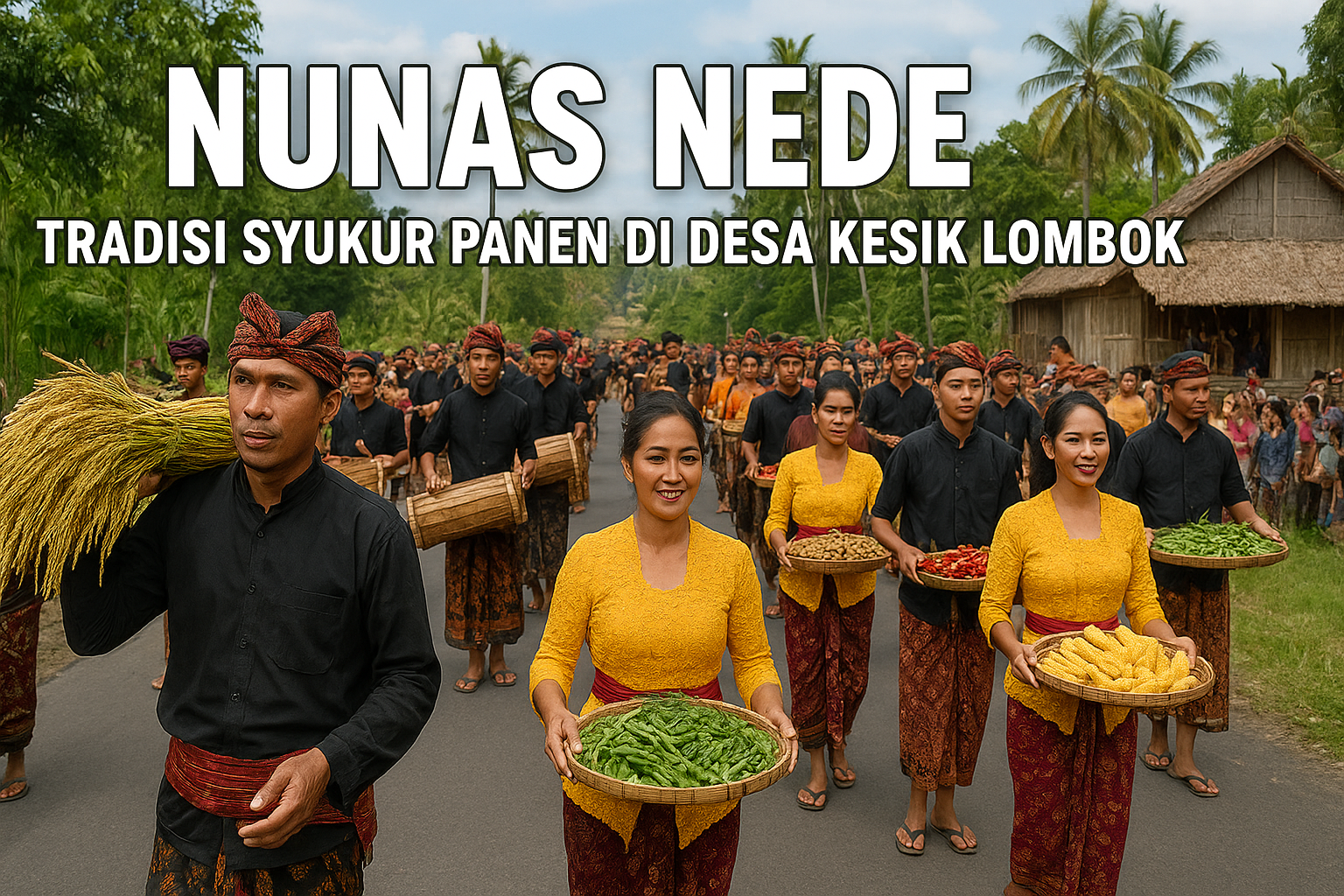 Festival Nunas Nede di Lombok Timur, Tradisi Adat Sasak yang Masih Lestari